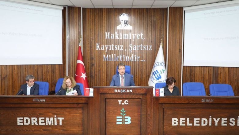 Edremit Belediye Meclisi'nde 44 Gündem Maddesi