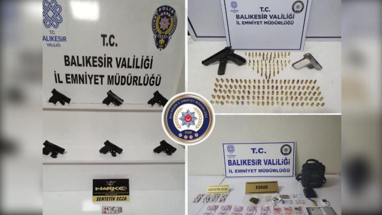 Emniyetten Uyuşturucu ve Silah Ticaretine Darbe