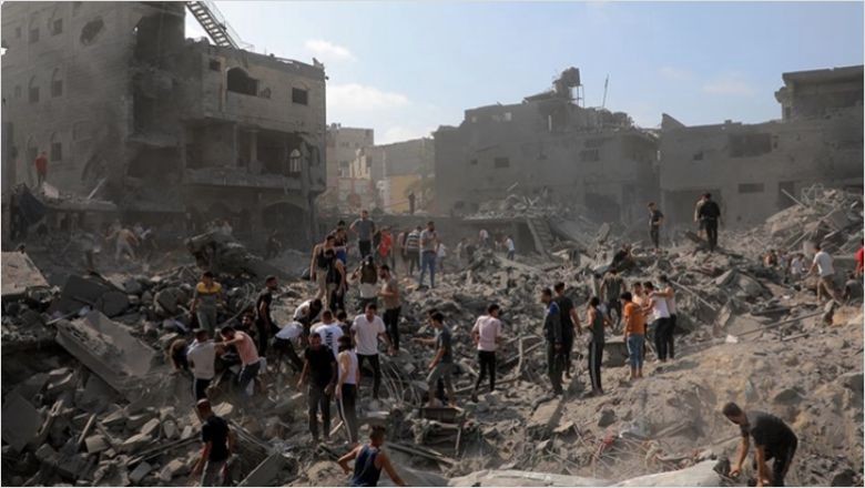 İsrail, Gazze’deki Cibaliya Mülteci Kampı'nı Vurdu
