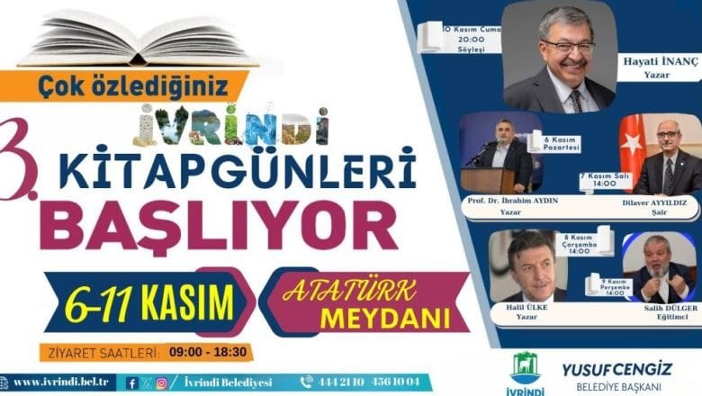 İvrindi Belediyesi Kitap Günleri Etkinliği Başladı