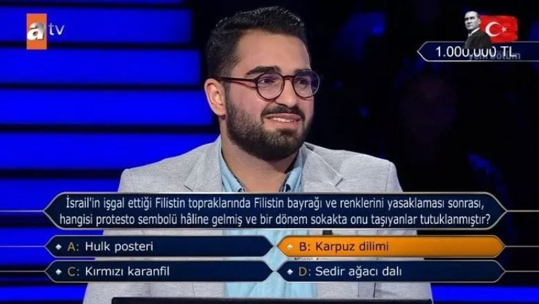 Kim Milyoner Olmak İster'de Filistin Sorusu!