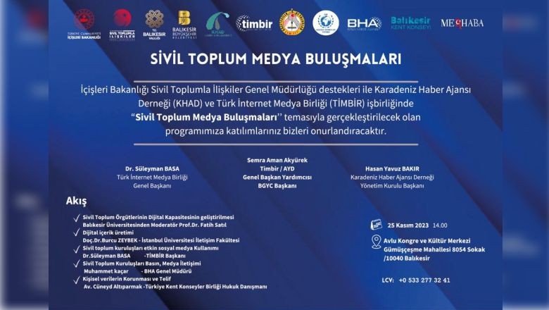 STK Medya Buluşması Yarın