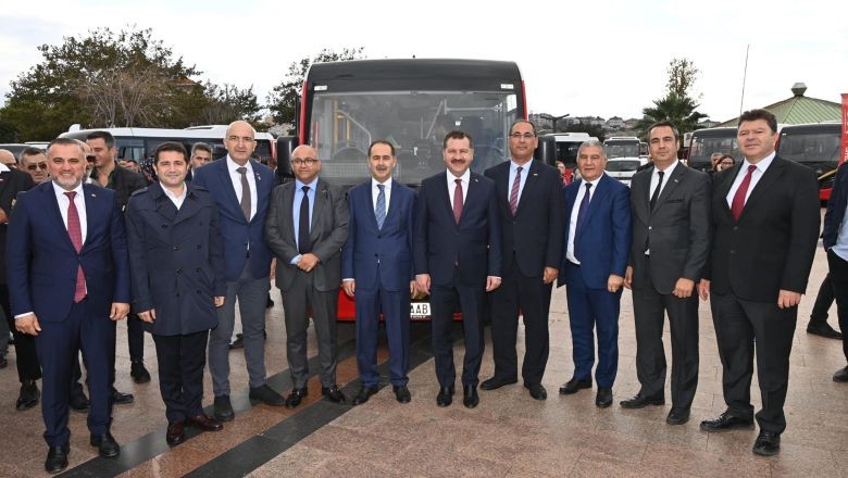 55 Yeni Otobüs Bandırma Yollarında