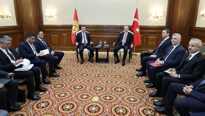 Erdoğan, Kırgızistan Cumhurbaşkanı İle Görüştü