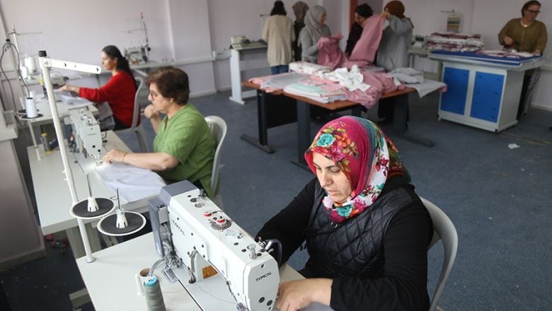 SOGEP ile Manyaslı Kadınlar Arasındaki Üretim Rüzgarı 