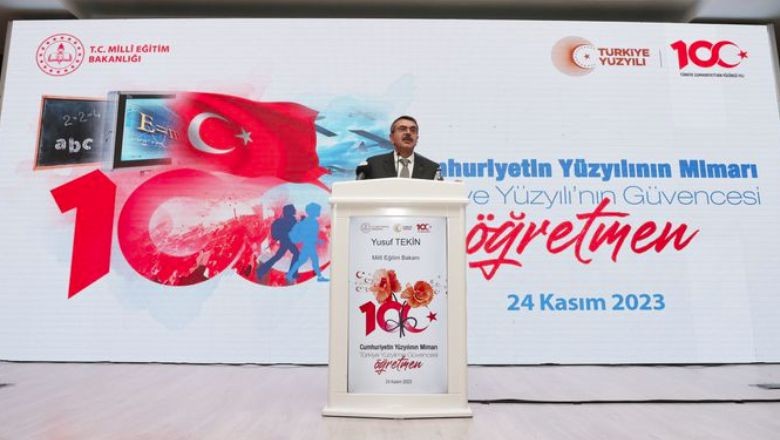 Milli Eğitim Bakanı Tekin: 'Bu Gençlik Sizlerin Eseri Olacak'