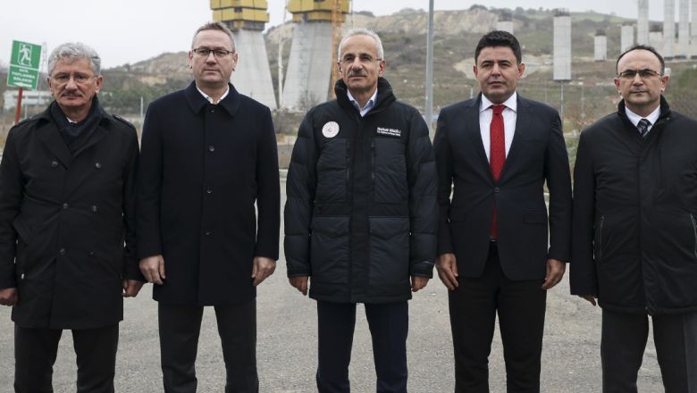 Bakan Uraloğlu Kuzey Marmara Otoyolu’nda İncelemeler Yaptı