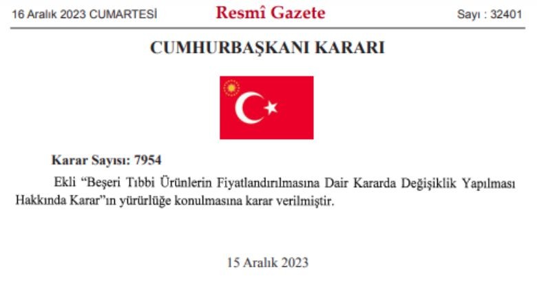 İlaç Fiyatlarına Yüzde 25 Zam