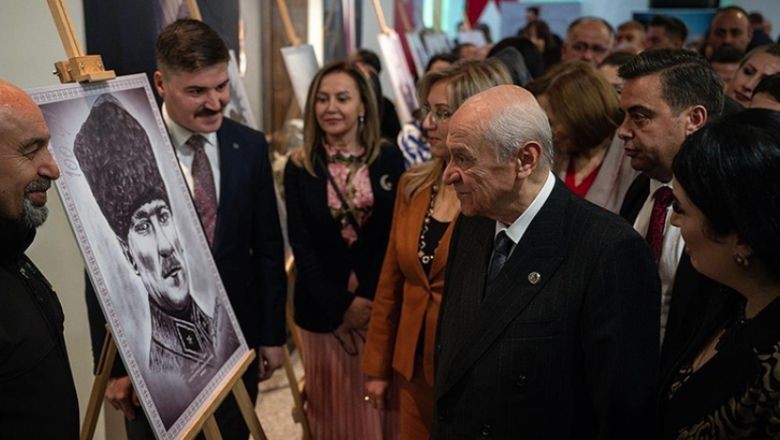 MHP Genel Başkanı Bahçeli’den "Yeni Yüzyılın Kara Kalem Sergisi"