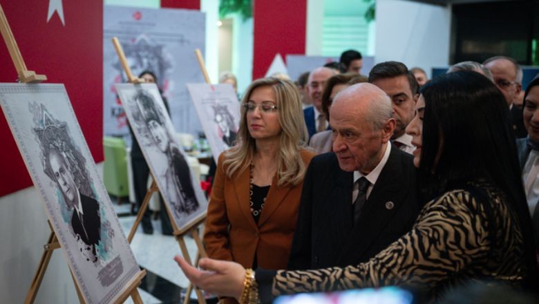  MHP Genel Başkanı Bahçeli’den "Yeni Yüzyılın Kara Kalem Sergisi"