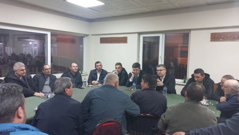 Müdür Alkan Çiftçilerle Toplantı Yaptı