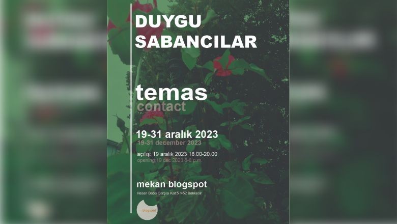 'Temas' Sergisi Balıkesirli Sanatseverlerle Buluşuyor