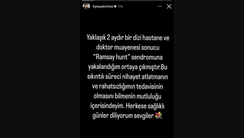 Şarkıcı İlyas Yalçıntaş Sendroma Yakalandı!