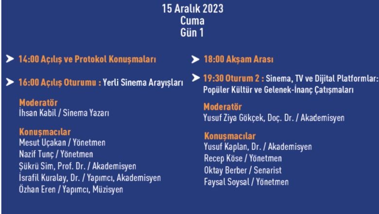 Balıkesir'de Sinema Sektörünün Geleceği Masaya Yatırılıyor