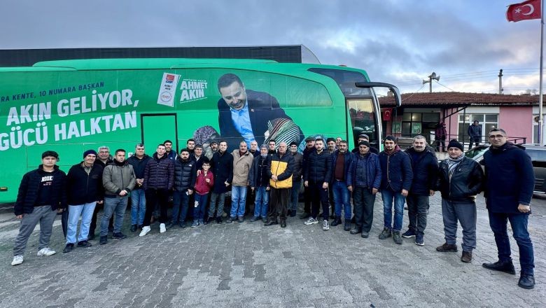 Ahmet Akın Altıeylül’de Büyük İlgiyle Karşılandı