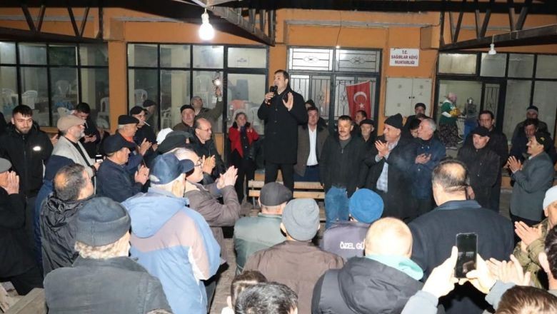 Ahmet Akın Dursunbey Ziyaretinde Kalkınma Planlarını Paylaştı