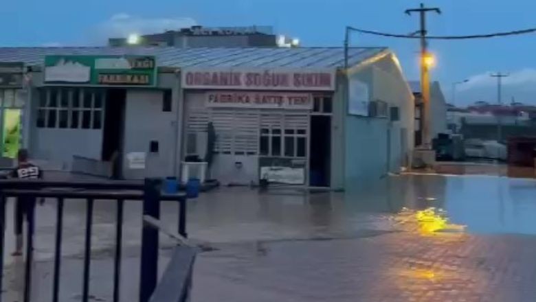 Balıkesir'de İtfaiyeciler Derede Mahsur Kaldı