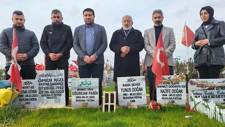 Depremde hayatını kaybeden gazeteciler unutulmadı