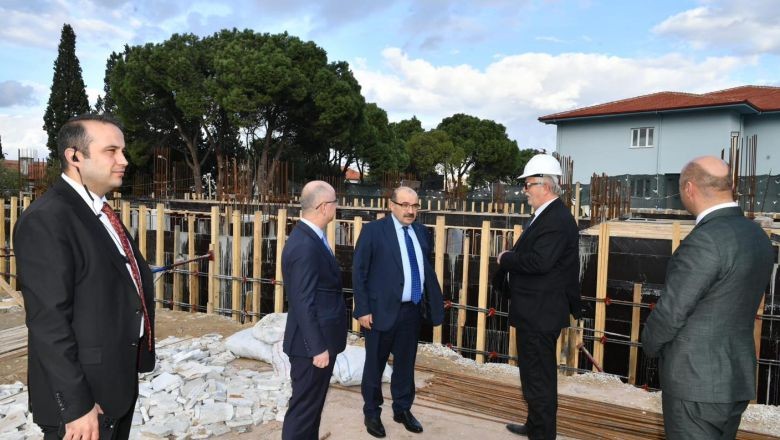 Vali Ustaoğlu Eğitim Yatırımlarını İnceledi