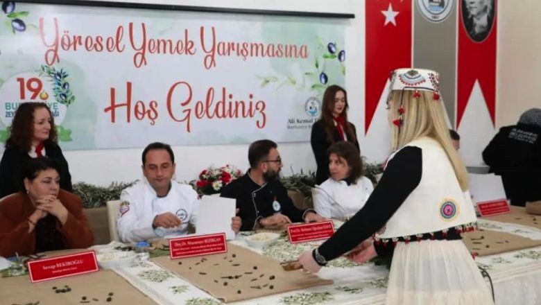 Burhaniye'de Zeytinyağlı Yemekler Yarıştı