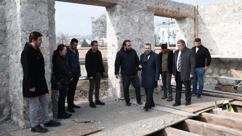 Tarihi Gar Binalarında Restorasyon Sürüyor