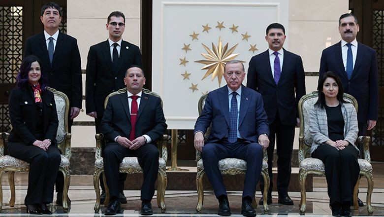 Cumhurbaşkanı Erdoğan Üç Büyükelçiyi Kabul Etti