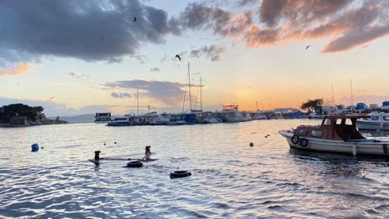 Balıkesir'de Deniz Seviyesi Yükseldi İskeleler Sular Altında Kaldı