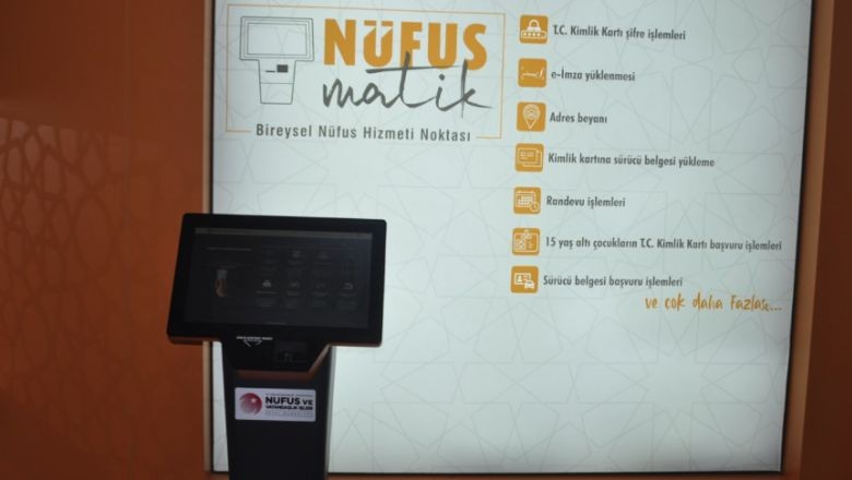 Balıkesir'de Nüfusmatikli Hizmet