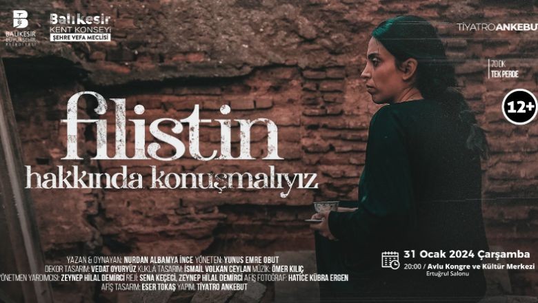 Balıkesir'in Tiyatro Perdesi Mescid-i Aksa'ya Açılacak