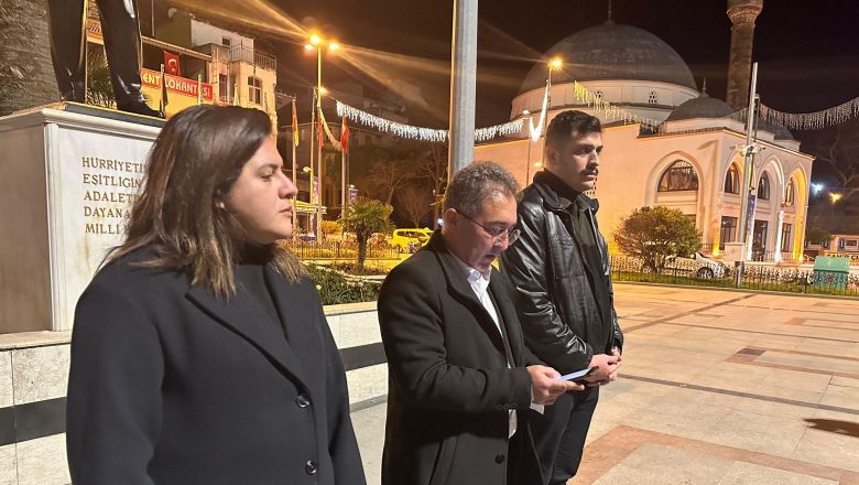 Bandırma'da 6 Şubat Depremi Unutulmadı