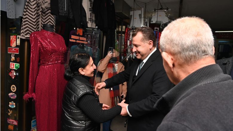 Başkan Yılmaz Hasan Baba Esnaflarıyla Buluştu