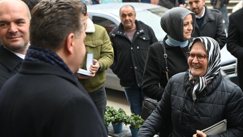 Başkan Yılmaz Savaştepe'de