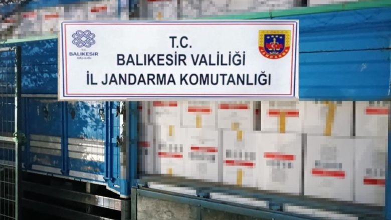 Edremit'te 8 Milyon TL Değerinde Kaçak Tütün Bulundu