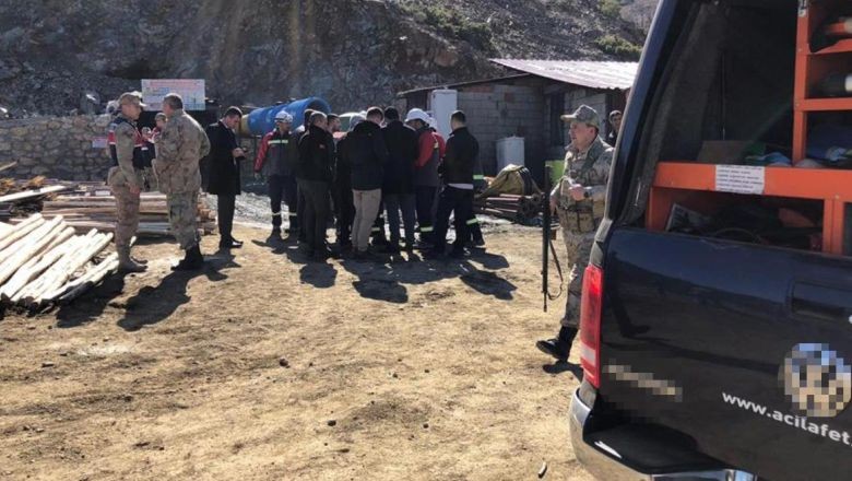 Elazığ'da Maden Ocağı Göçtü