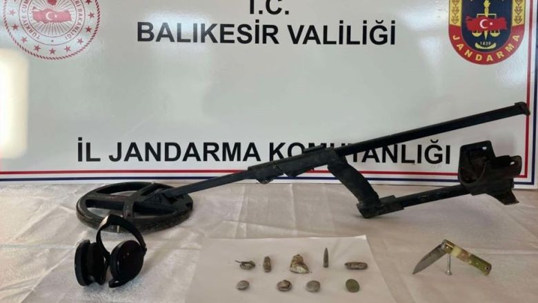 Gömeç İlçesi'nde Kaçak Kazı Operasyonu