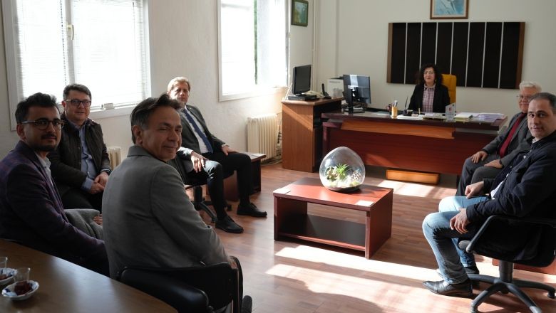 Mustafa Aysel Burhaniye'de Saha Ziyaretlerinde