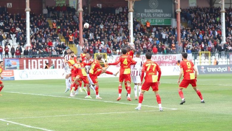 Bandırmaspor'dan Mağlubiyet