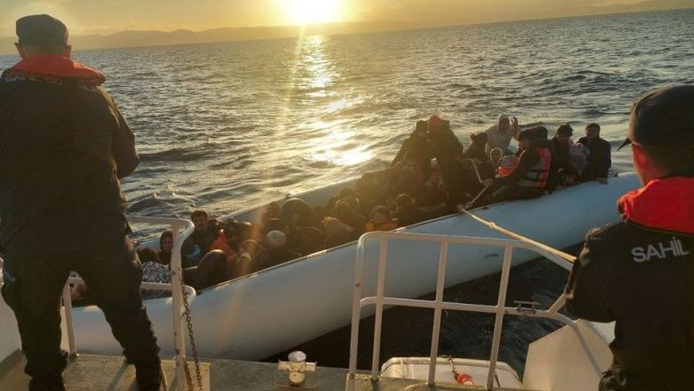 Ayvalık'ta 102 Düzensiz Göçmen Kurtarıldı
