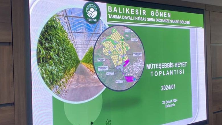 Balıkesir'e Jeotermal Kaynaklı Sera 