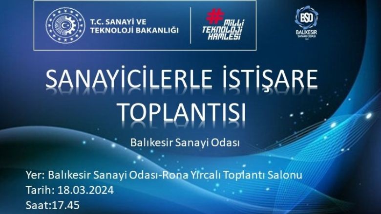 Bakan Kacır Balıkesirli Sanayicilerle Buluşacak