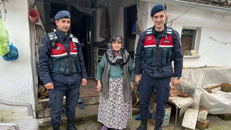 Balıkesir Jandarması Yaşlıları Unutmadı