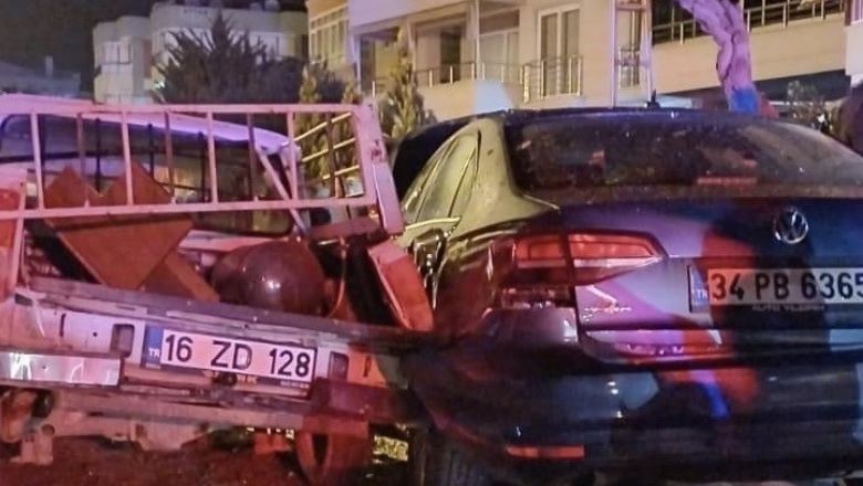 Erdek'te Çift Taraflı Trafik Kazası