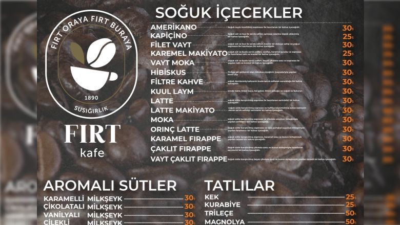 Susurluk'a Yeni Soluk: Fırt Kafe
