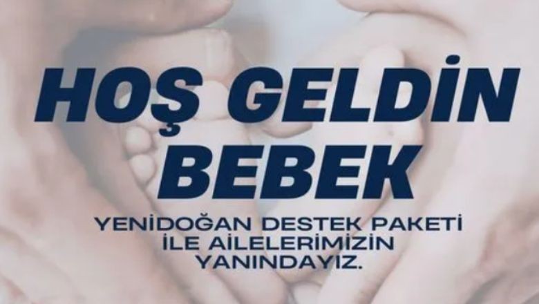 Erdek'ten Yenidoğanlar için 'Hoş Geldin Bebek' Seti
