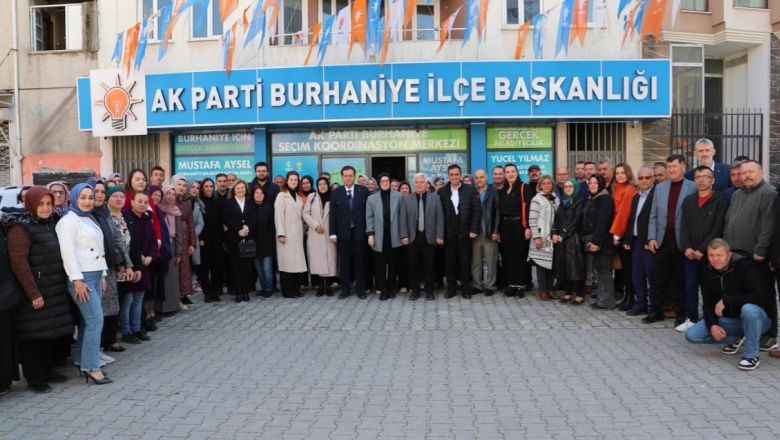 Belgin Uygur Burhaniye Esnafıyla Buluştu