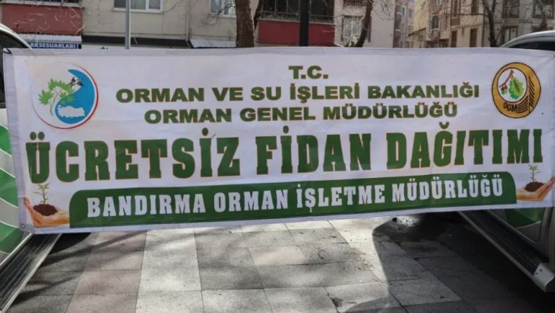 Fidanlarla Yeşeren Sevgi Susurluk'ta Büyüyor