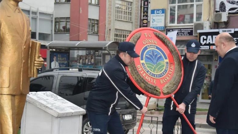 104. Yıl Dönümünde Ömer Seyfettin Gönen'de Anıldı