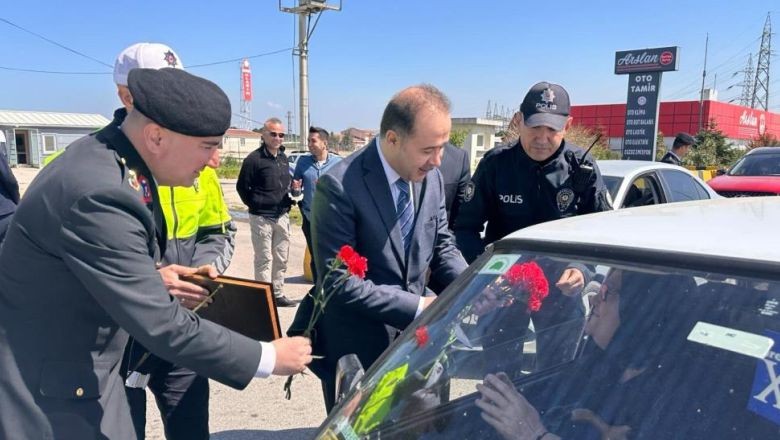 Bandırma Kaymakamı Trafik Denetiminde