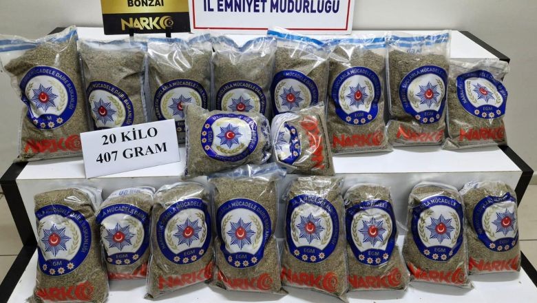 Edremit'te 20 Kilo Uyuşturucu Madde Ele Geçirildi