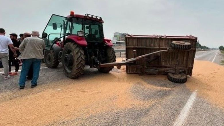 Gönen'de Traktör ile Kamyonet Çarpıştı: 1 Yaralı